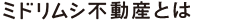 ミドリムシ不動産とは